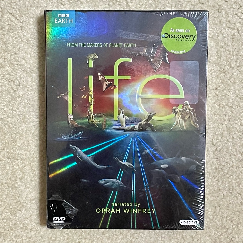 BBC Earth Life DVD Narrated by Oprah Winfrey